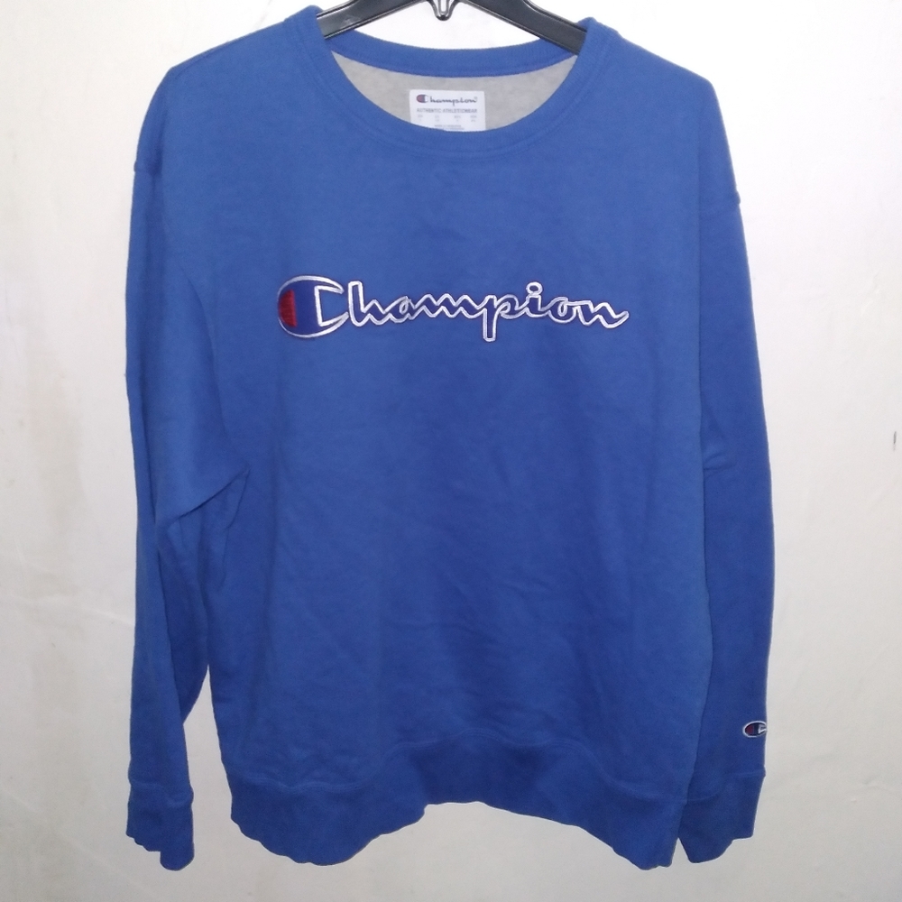 CHAMPION Blue Crewneck